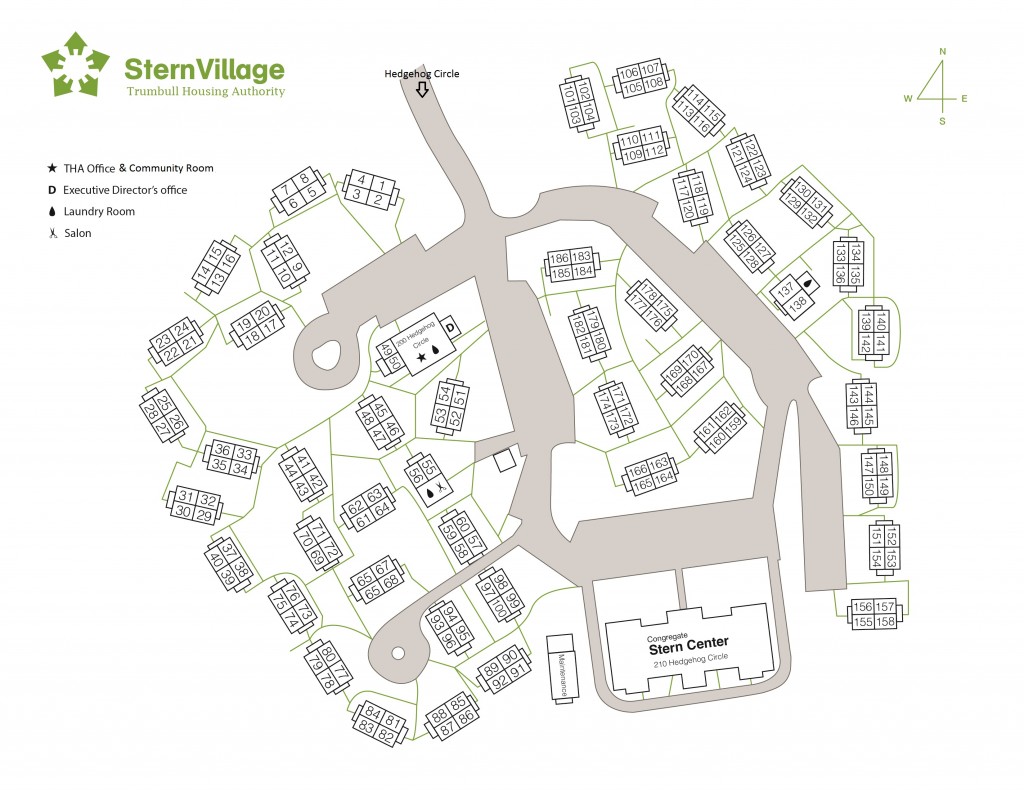 MAP OF STERN VILLAGE - 51614